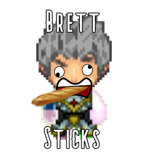 The Brett Sticks Logo